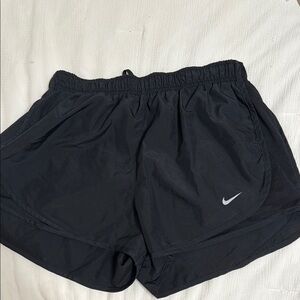 Nike Black Athletic Shorts Moisture-Wicking Elastic Waistband